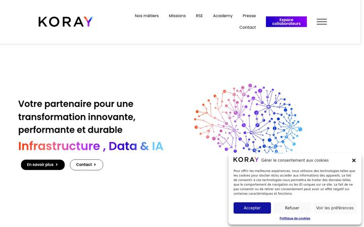 Screenshot of koray-it.com