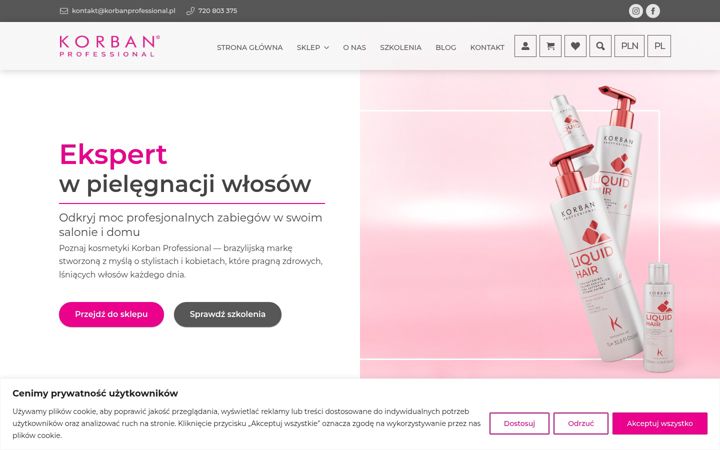 Screenshot of korbanprofessional.pl