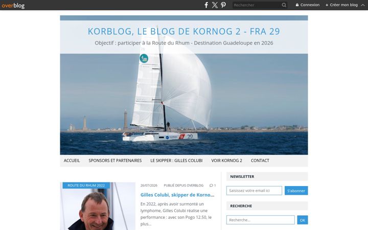 Screenshot of korblog.fr
