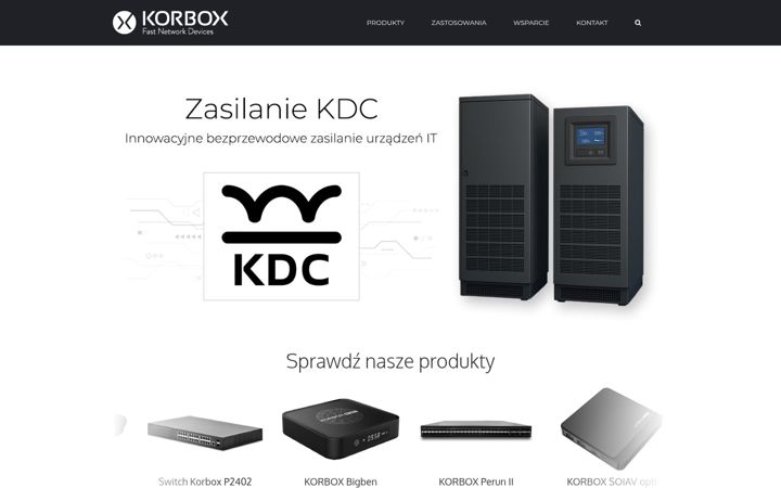 Screenshot of korbox.pl