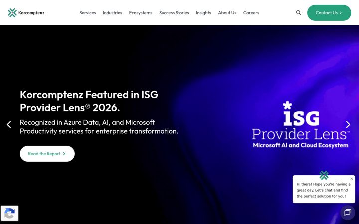 Screenshot of korcomptenz.com