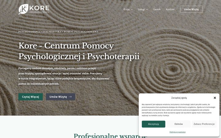 Screenshot of kore.com.pl