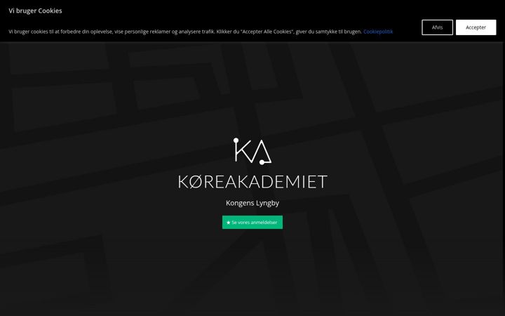Screenshot of koreakademiet.dk