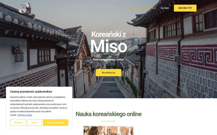 Screenshot of koreanskizmiso.pl