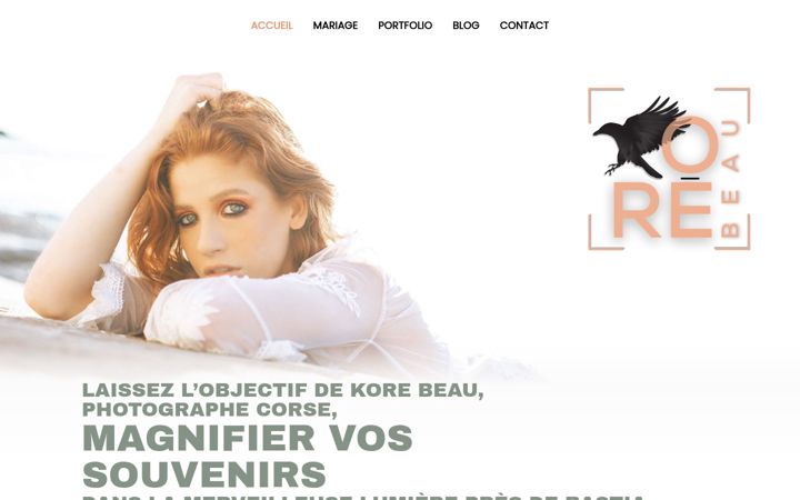 Screenshot of korebeau-photographe.fr