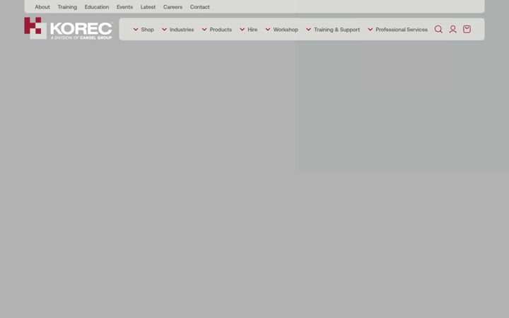 Screenshot of korecgroup.com