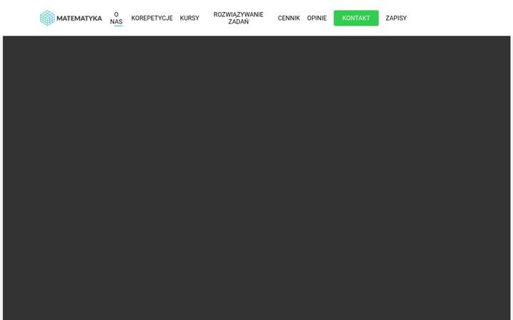 Screenshot of korepetycjematematyka.com