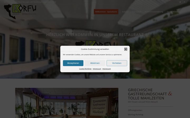 Screenshot of korfu-sommerhausen.com