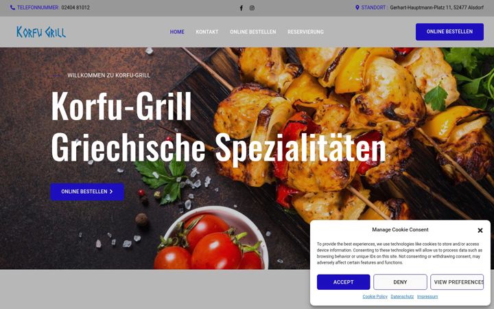 Screenshot of korfualsdorf.de