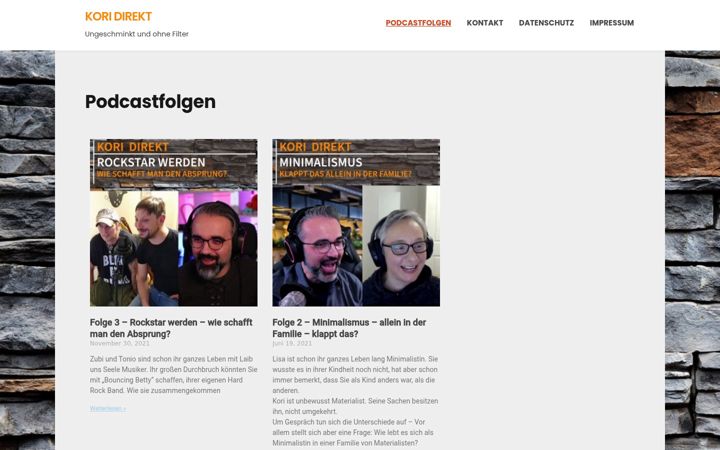 Screenshot of kori-direkt.de