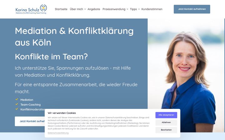 Screenshot of korina-schulz.de