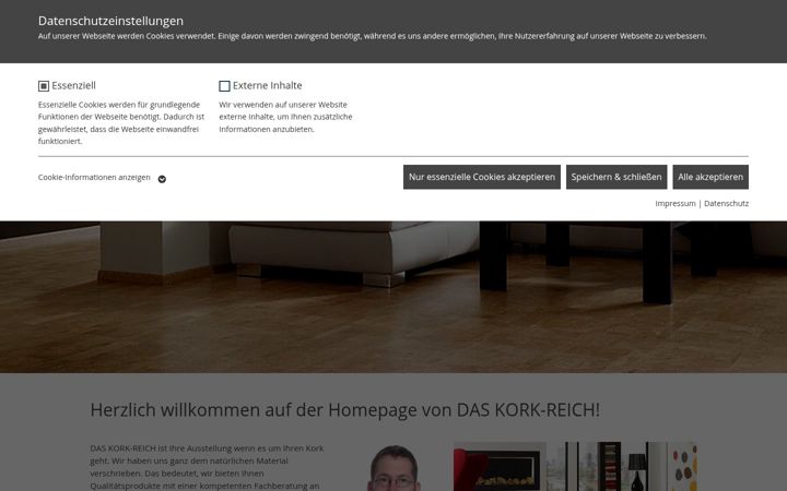 Screenshot of kork-reich.de