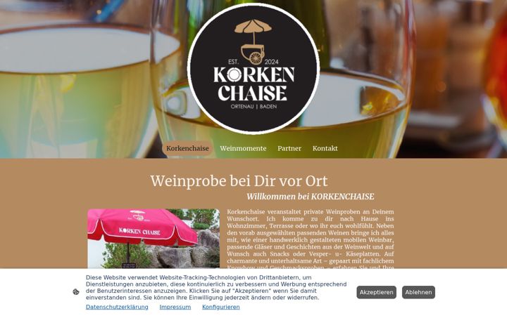 Screenshot of korkenchaise.de