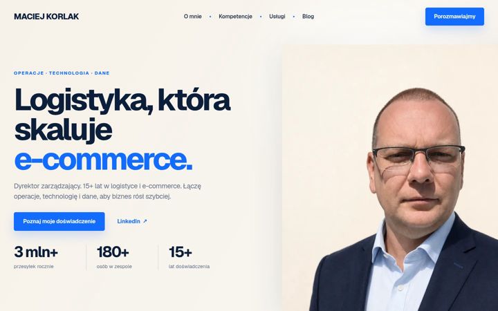 Screenshot of korlak.eu