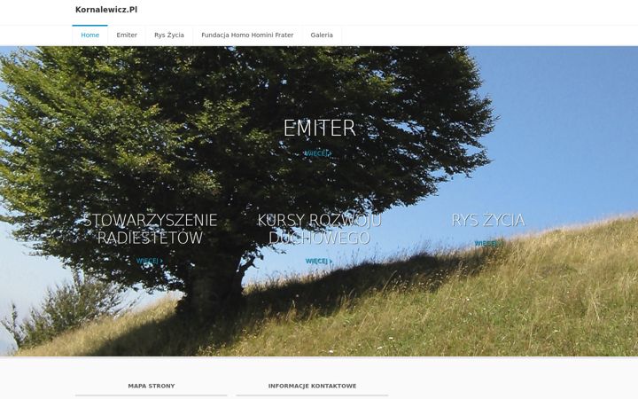 Screenshot of kornalewicz.pl