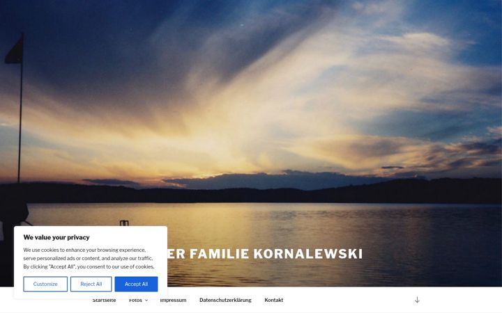 Screenshot of kornalewski.de