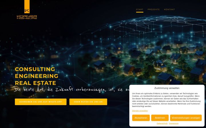 Screenshot of korner-ingenieure.de
