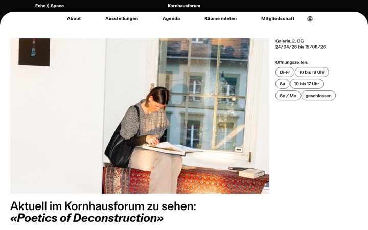 Screenshot of kornhausforum.ch