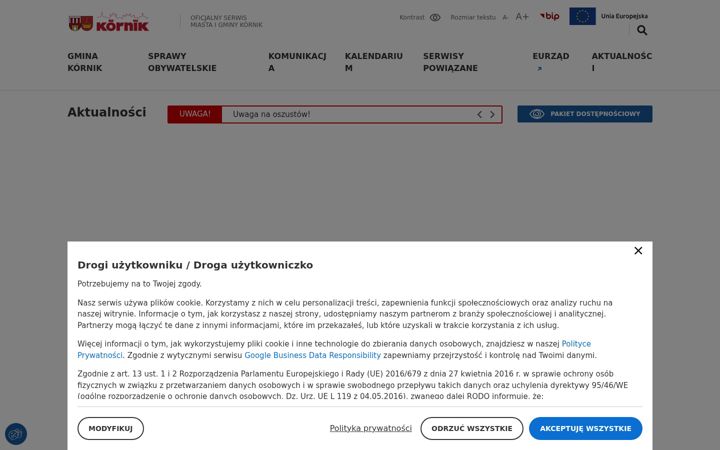 Screenshot of kornik.pl