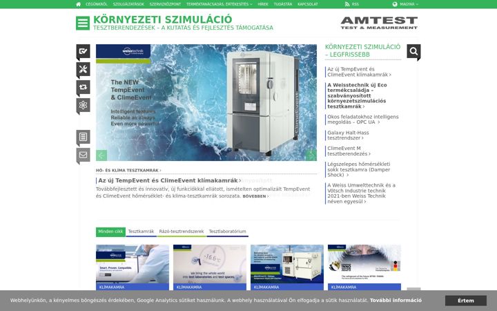Screenshot of kornyezet-szimulacio.hu