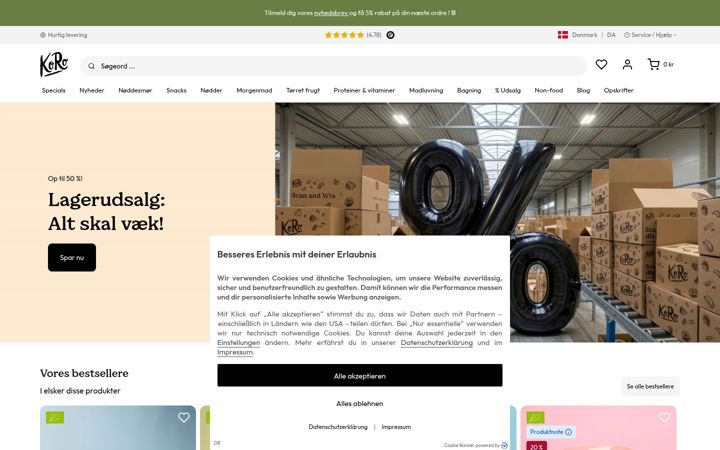 Screenshot of koro.com