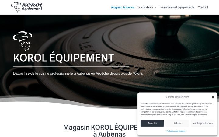 Screenshot of korol-equipement.fr