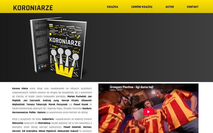 Screenshot of koroniarze.com