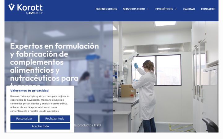 Screenshot of korott.com