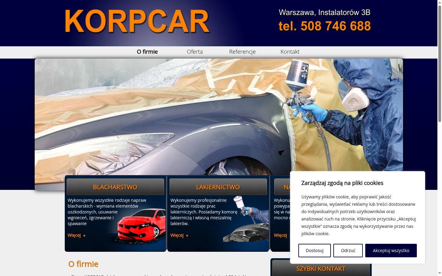Screenshot des Einwilligungsbanners vor jeglicher Interaktion