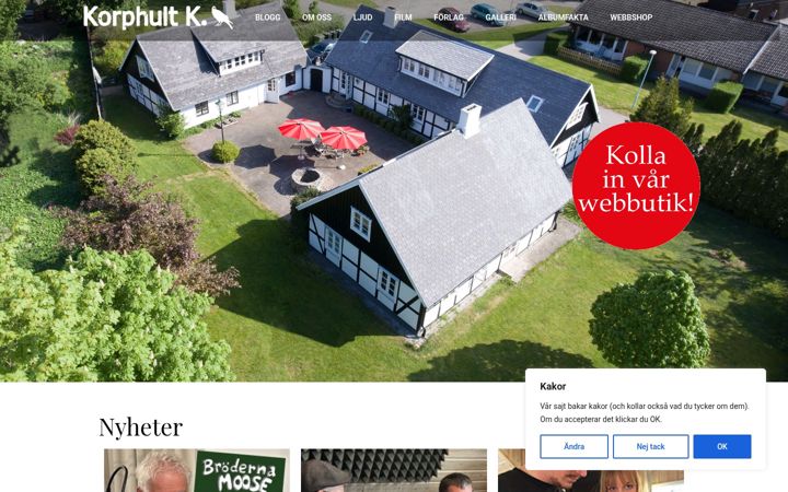 Screenshot of korphult.se