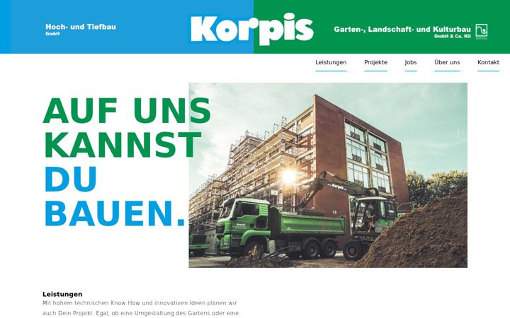 Screenshot of korpis.de
