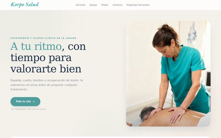 Screenshot of korposalud.com