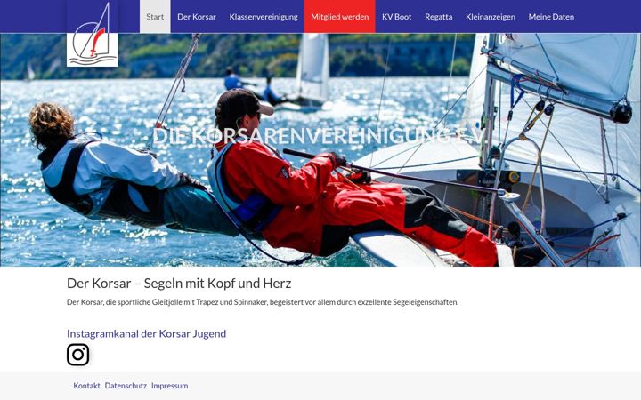 Screenshot of korsar.de