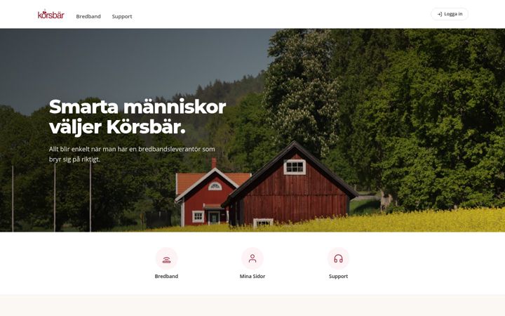 Screenshot of korsbarsverige.com