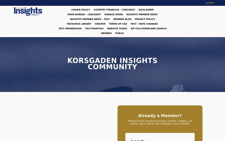 Screenshot of korsgaden.com