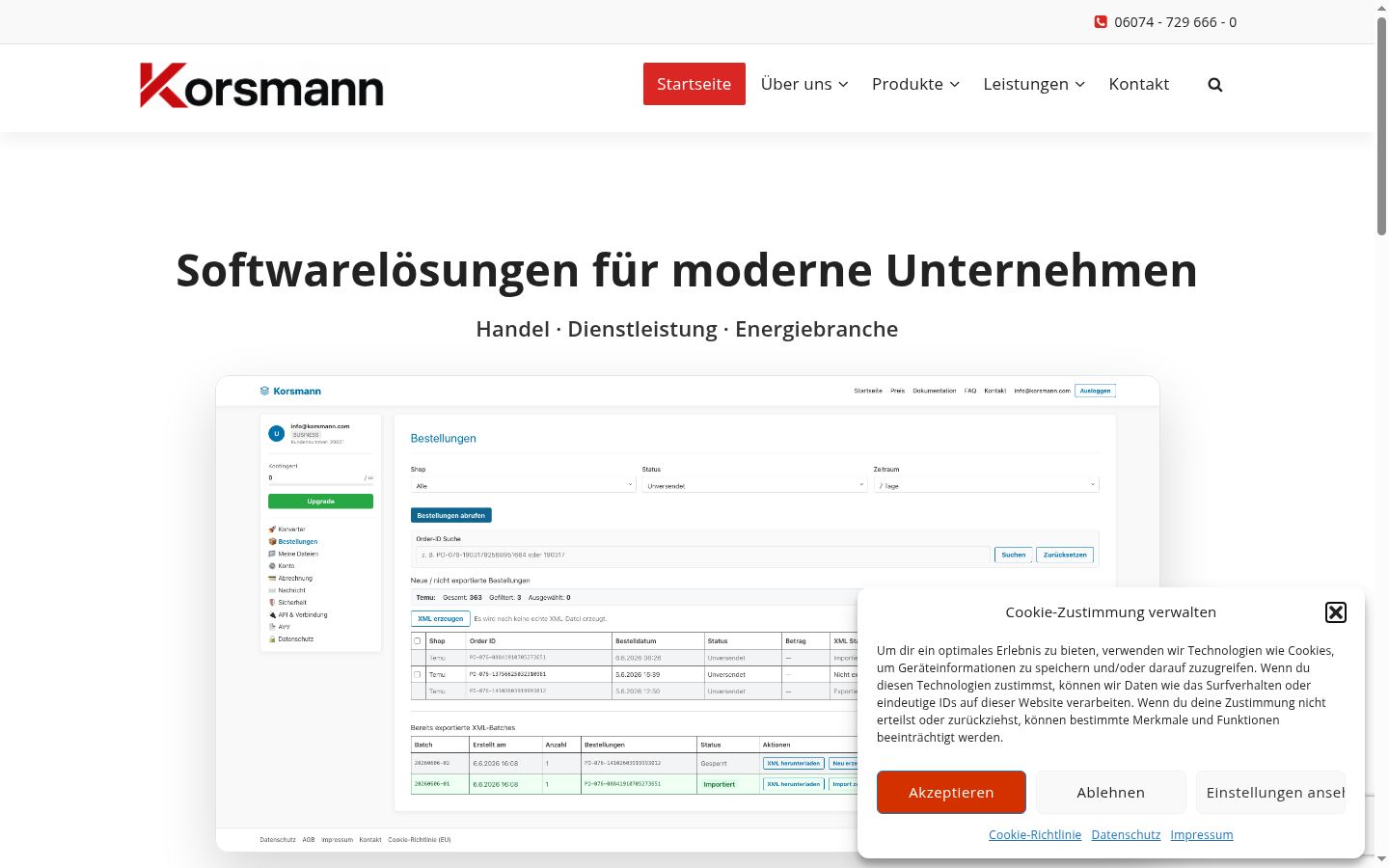Screenshot van de toestemmingsbanner zoals getoond vóór enige interactie