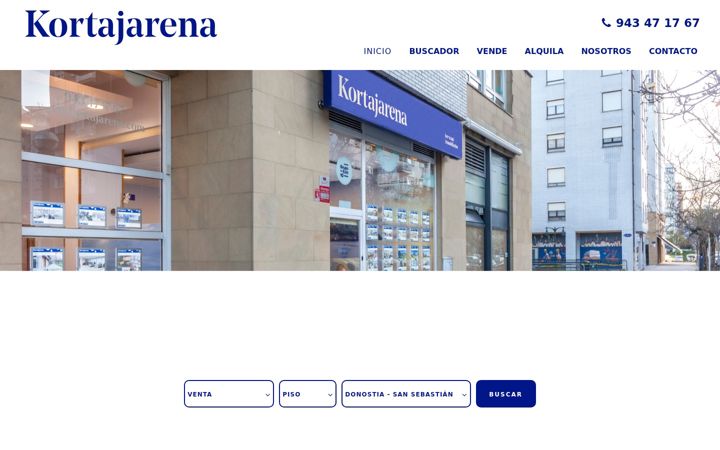 Captura de pantalla de kortajarena.com