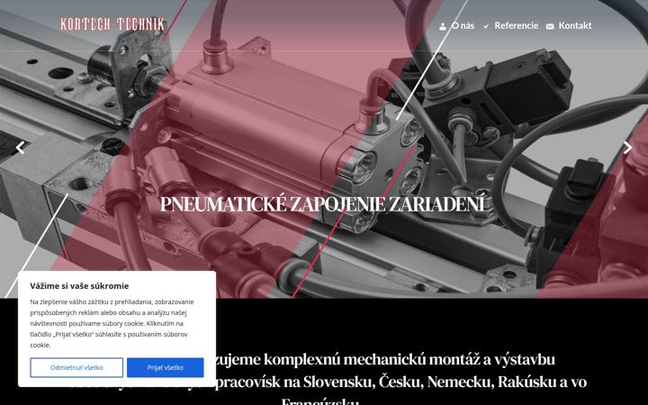 Screenshot of kortechtechnik.sk