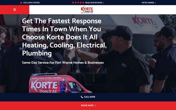 Screenshot of kortedoesitall.com
