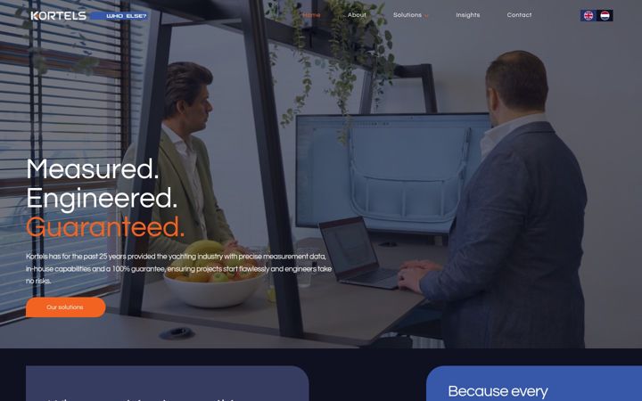 Screenshot of kortels.com