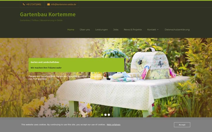 Screenshot of kortemme-oelde.de