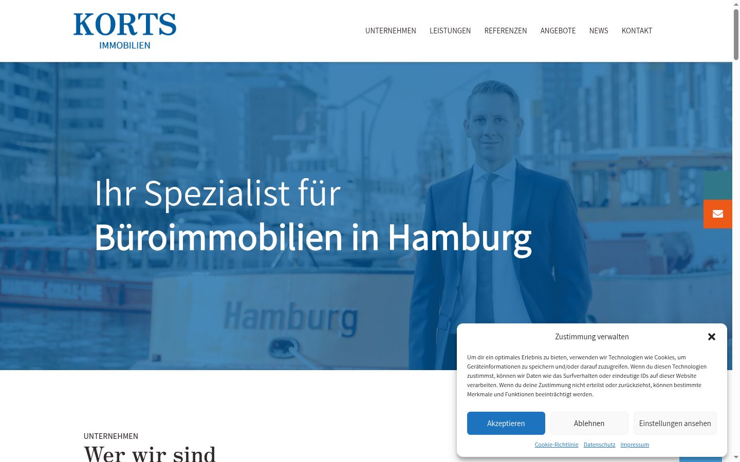 Screenshot tal-banner tal-kunsens muri qabel kwalunkwe interazzjoni