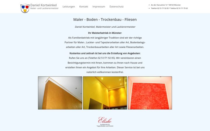 Screenshot of kortwinkel.de