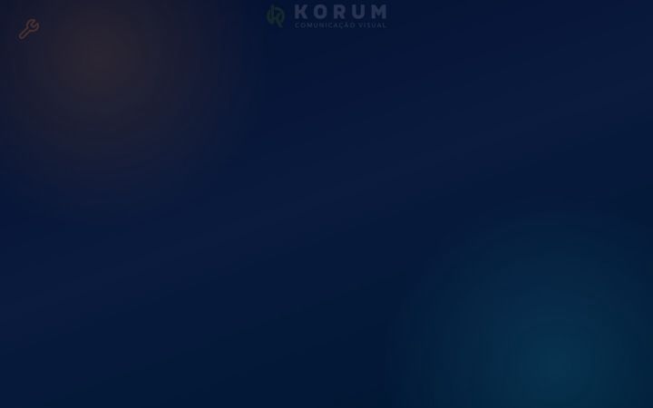 Screenshot of korumcomunicacaovisual.com.br
