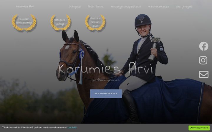 Screenshot of korumiesarvi.fi