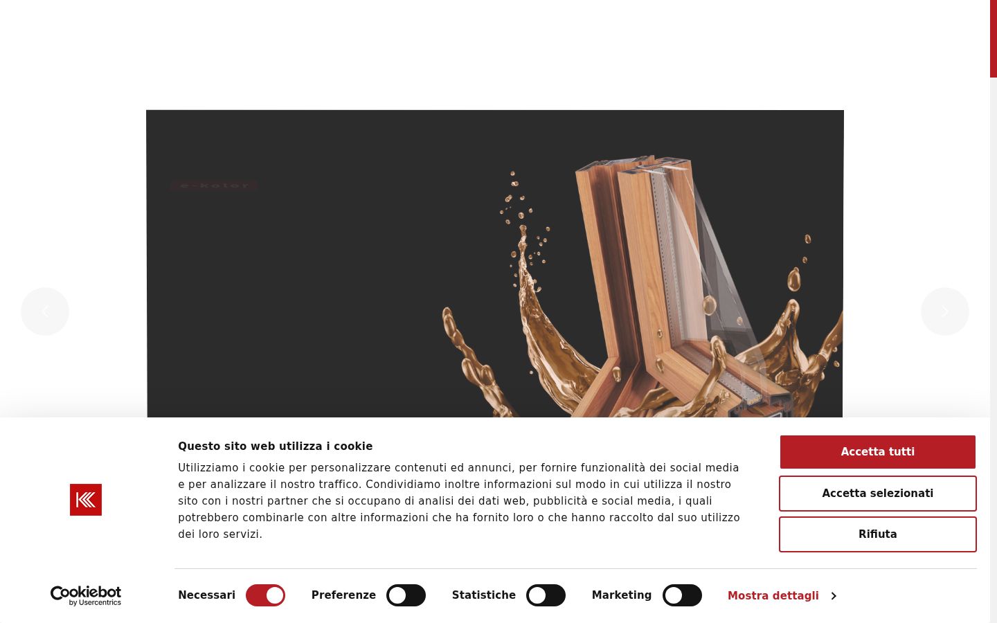 Capture d'écran de la bannière de consentement affichée avant toute interaction