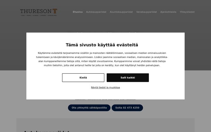 Screenshot of korvausvahingosta.fi