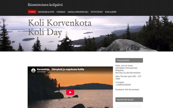 Screenshot of korvenkota.com