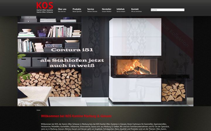 Screenshot of kos-kamine.de
