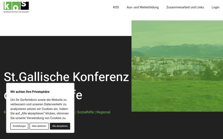 Screenshot of kos-sg.ch